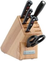 Wusthof Gourmet 7-Piece Knife Block Set, High Carbon Stainless Steel, German Made
