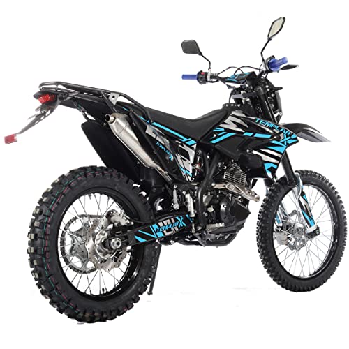 X-PRO Templar X 250cc Dirt Bike, Zongshen Engine, 6-Speed, LED Lights, Hydraulic Disc Brakes, 21"/18" Alloy Wheels