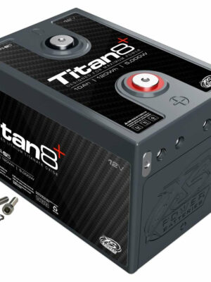 XS Power Titan 8 10Ah Lithium Battery, 1000 CA, 5000W, 12V, High Output, M6 Terminals