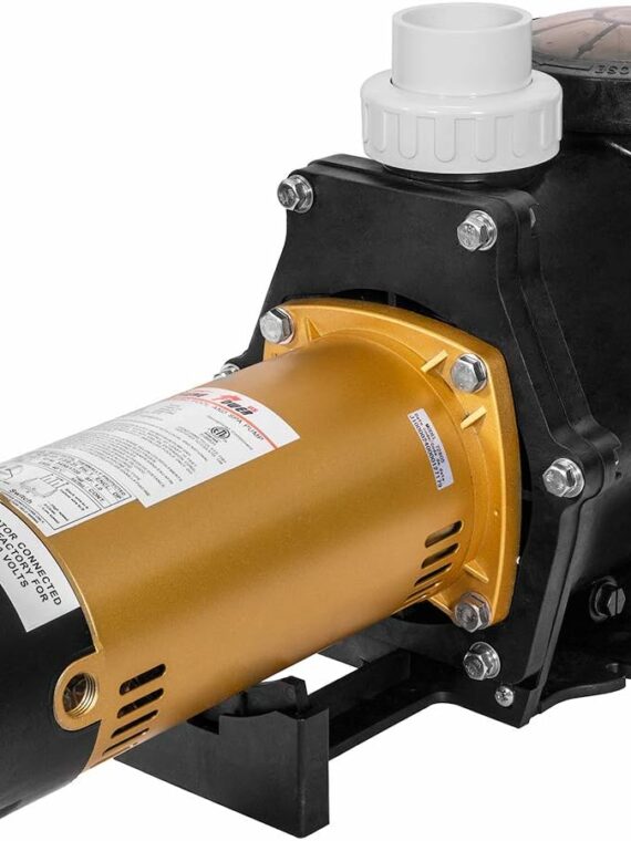 XtremepowerUS 2HP Variable Speed In-Ground Pool Pump, High Flow, 230V, Black, Corrosion-Proof, UL Certified