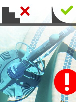 XtremepowerUS Automatic Suction Pool Cleaner with 10 Hoses, Eco-Friendly, Self-Navigating for 30′ Pools