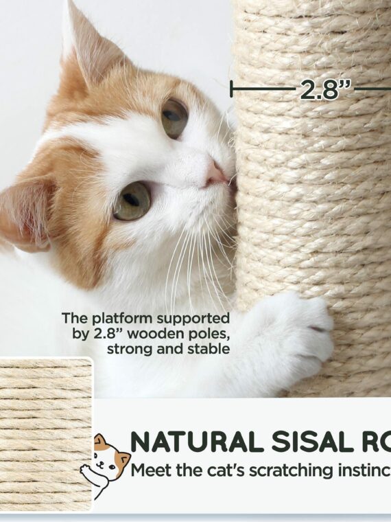 Yaheetech Large Multi-Level Cat Tree, 63 Inches Tall