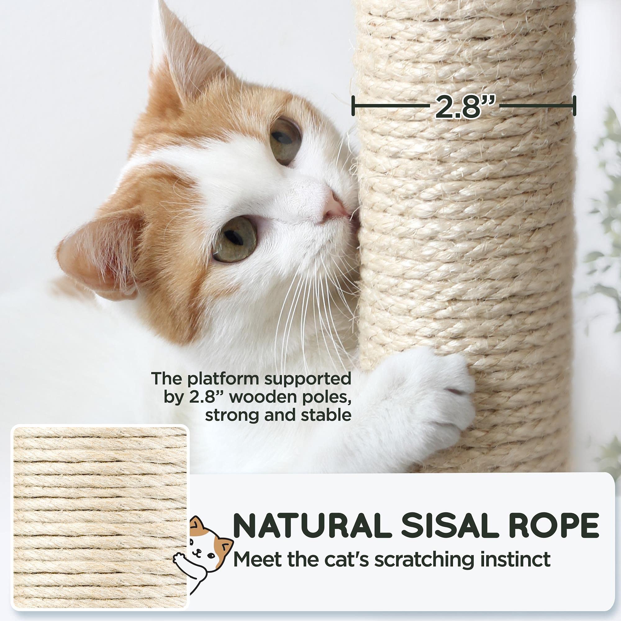 Yaheetech Large Multi-Level Cat Tree, 63 Inches Tall