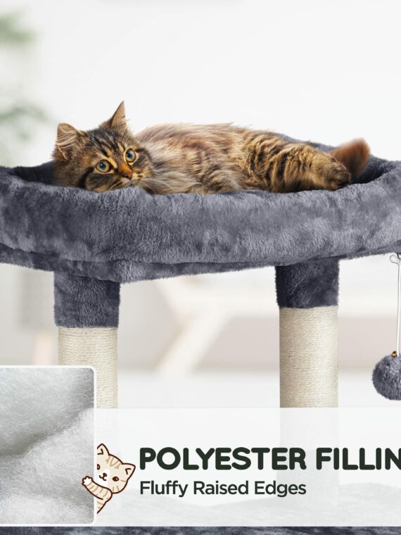 Yaheetech Large Multi-Level Cat Tree, 63 Inches Tall