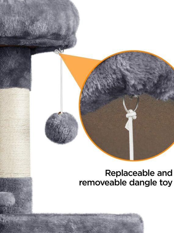 Yaheetech Large Multi-Level Cat Tree, 63 Inches Tall