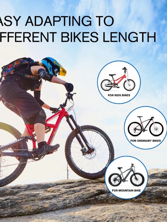 Young 2-Bike Rack Hitch Mount Platform, 200 lb Capacity, Foldable, Fits 2" Receiver, Secure & Adjustable, for Road & Mountain Bikes