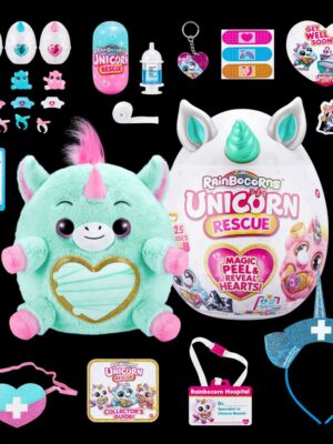 ZURU Rainbocorns Unicorn Rescue Surprise Toy with 25+ Magical Surprises for Ages 3+