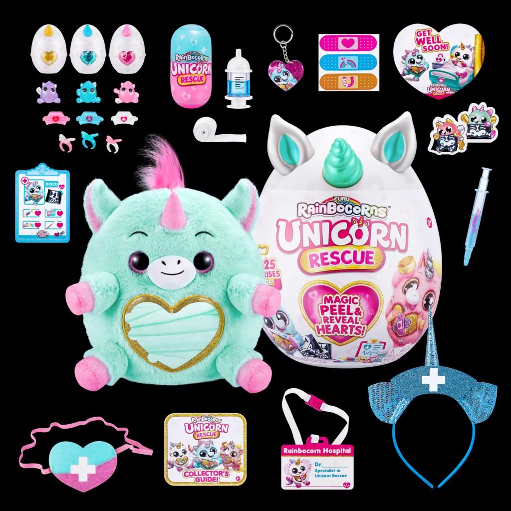 ZURU Rainbocorns Unicorn Rescue Surprise Toy with 25+ Magical Surprises for Ages 3+