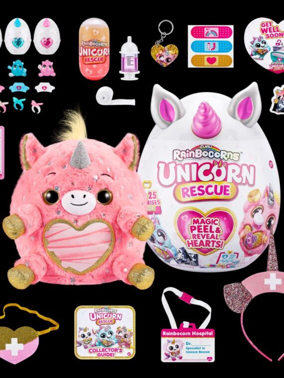 ZURU Rainbocorns Unicorn Rescue Surprise Toy with 25+ Magical Surprises for Ages 3+