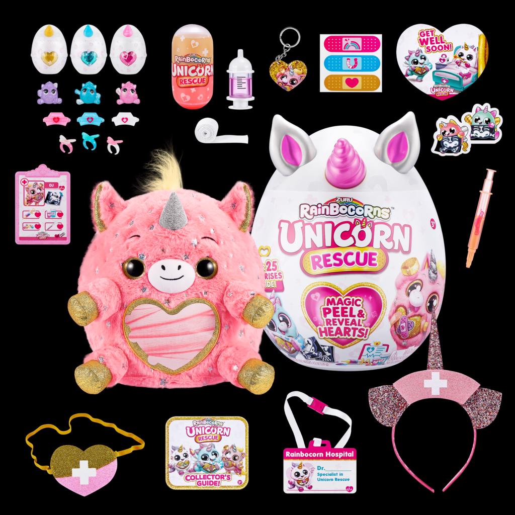 ZURU Rainbocorns Unicorn Rescue Surprise Toy with 25+ Magical Surprises for Ages 3+