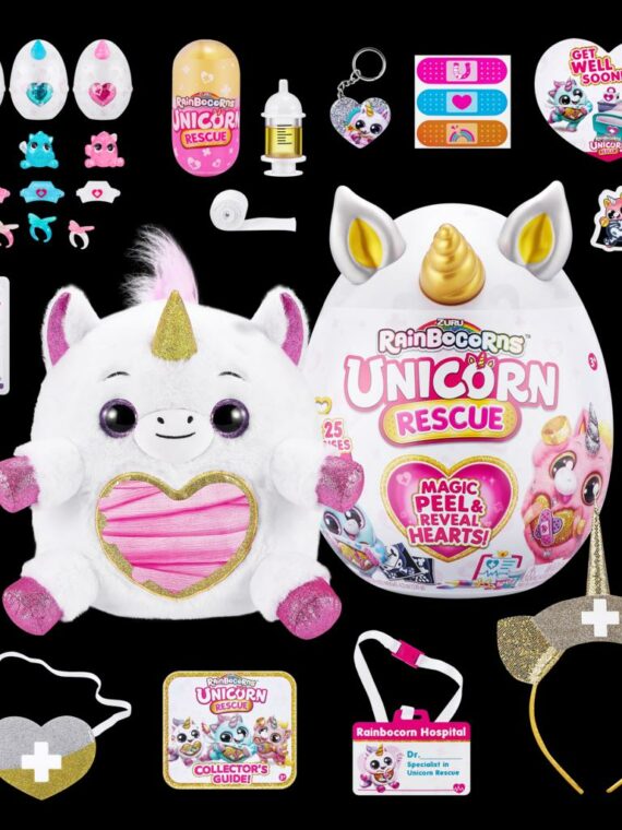 ZURU Rainbocorns Unicorn Rescue Surprise Toy with 25+ Magical Surprises for Ages 3+