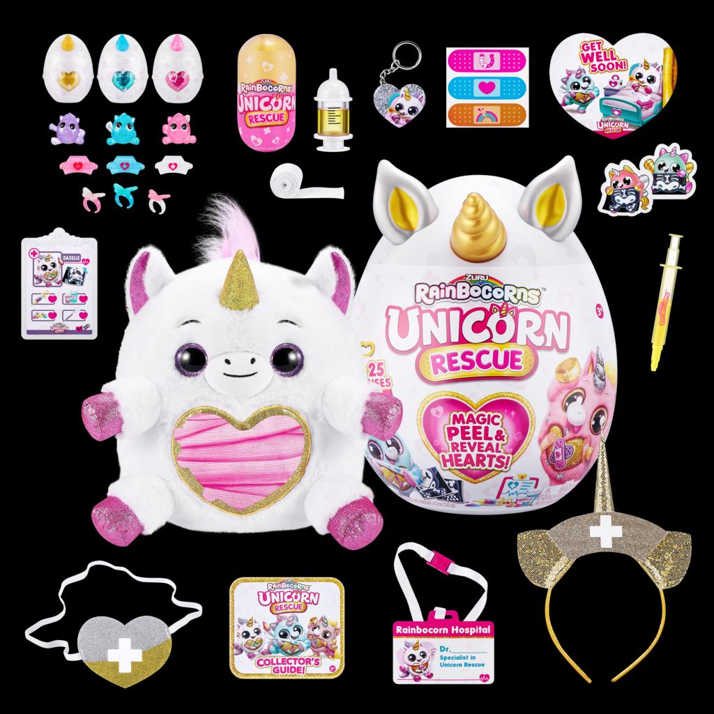 ZURU Rainbocorns Unicorn Rescue Surprise Toy with 25+ Magical Surprises for Ages 3+